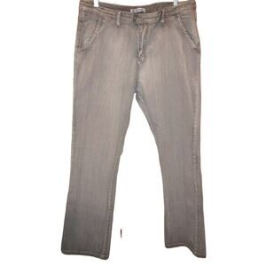 True Vtg EXOCET Chino Jeans Womens 20 Collection Gray Stretch TALL 80s 90s Urban